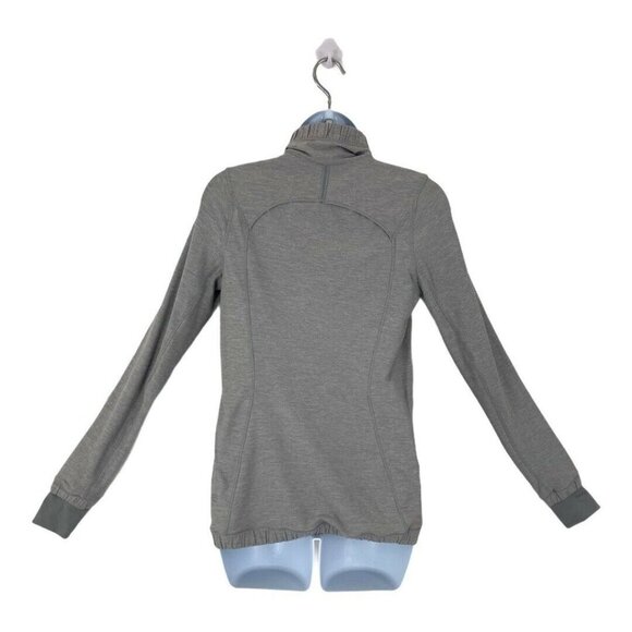 Lululemon Forthright 1/2 Zip Gray Pullover - Picture 3 of 4
